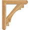 Ekena Millwork Merced Craftsman Rough Sawn Bracket w/ Offset Brace, Western Red Cedar, 6"W x 26"D x 30"H BKT0604X26X30MRC04RWR - alternate 2